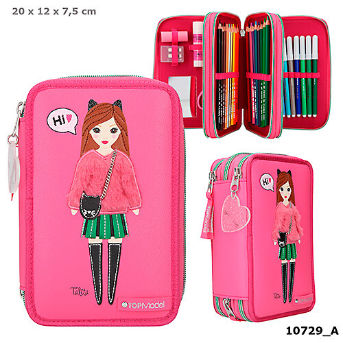 Topmodel fach federtasche - 3-fach,