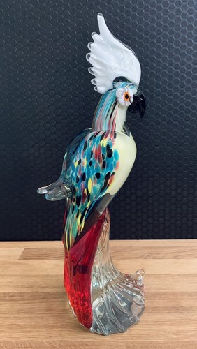 Glasfigur papagei vogel - papagei,