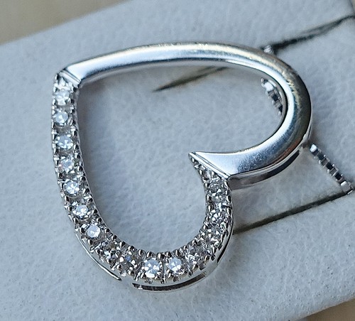 Weissgold herz brillant - ♦️,