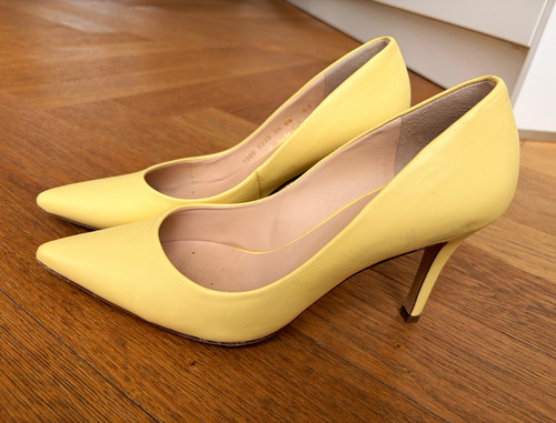 Högl damen pumps gelb leder - damen,