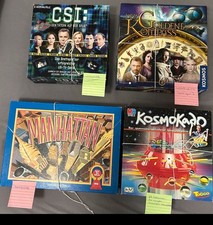Konvolut Spielesammlung Manhattan Kosmokado CSI Tätern Spur, Der Goldene Kompass