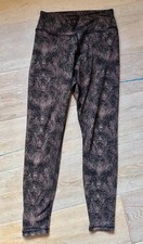Crivit Leggins Tights Leo Gr. S Sporthose Laufhose high waist 36 38 Leoparden