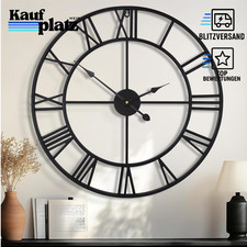 Übergroße Wanduhr 80cm rund