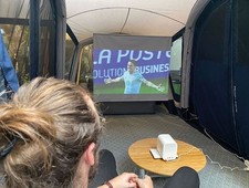 Outwell movie screen - movie,