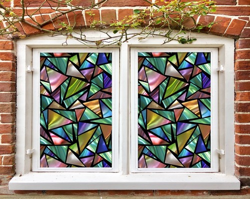Dreiecksmuster fenster - 3d, c4