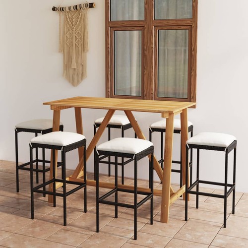 Gartenbar set mit kissen - gartenbar,
