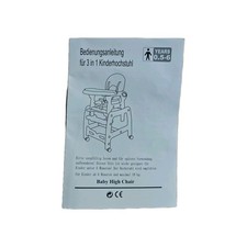 Seelux 3in1 Kinderhochstuhl