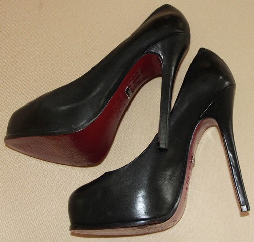 Buffalo lederpumps schwarz - lederpumps,