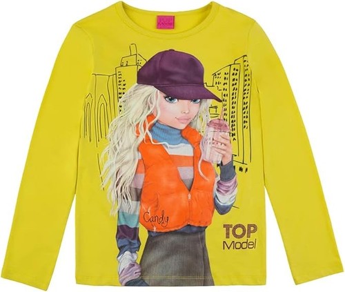 Topmodel-Mädchen-Langarmshirt