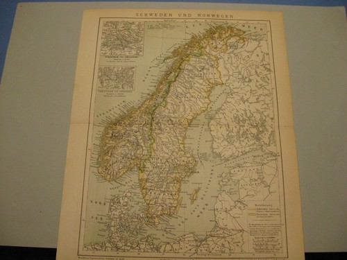 Schweden und norwegen karte - schweden,