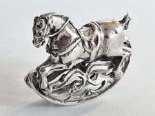 Schaukelpferd 800er Silber