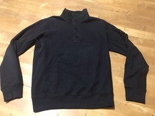 Original Stone Island L 52 wie NEU Sweatshirt Shirt troyer Pulli Schwarz ZIP