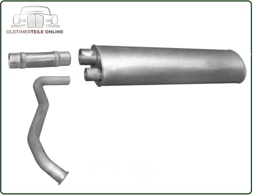 Auspuff set für mercedes - auspuff,