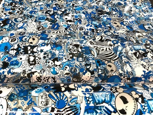 Stickerbomb folie 150x30 - folie,