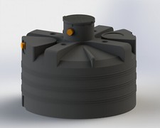 KMND Wassertank 5000L Trinkwasserbehälter unterirdisch