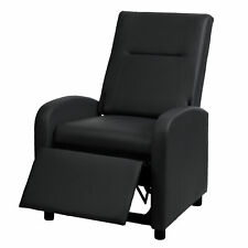 B-Ware Fernsehsessel MCW-H18, Relaxsessel Kunstleder klappbar 99x70x75cm schwarz