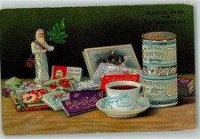 13954174 - Werbung Schokolade Moser Roth Engel Cacao Weihnachtsmann