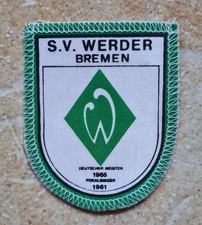 AUFNÄHER WERDER BREMEN 1984 NEU Fussball Fan Patch Pin Artikel Ultras SVW alt