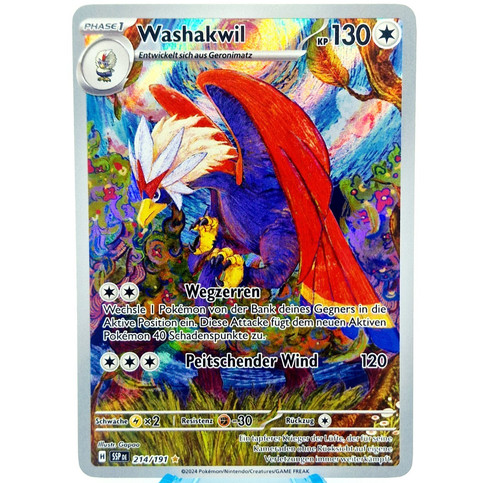 Pokemon karte washakwil ssp - karte,