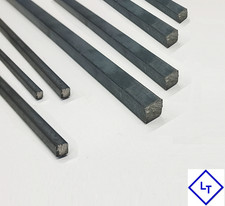 Vierkantstahl Stahl schwarz Vollmaterial  Profil Vierkant 6 8 10 12 14 16 20 mm