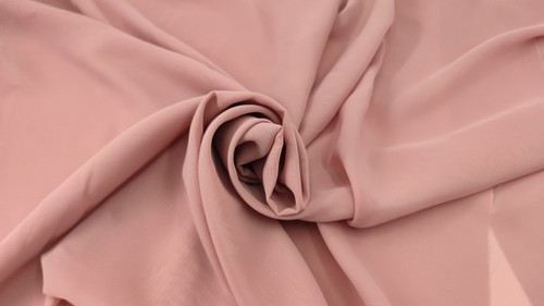 Chiffon altrosa stoff - altrosa,