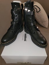 Stiefeletten von BALDININI Gr. 39 schwarz Leder NEU
