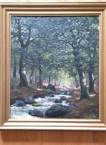 ölgemälde reh wald - Ölgemälde, im