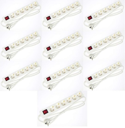 10x fach schuko - 10x, 6-fach