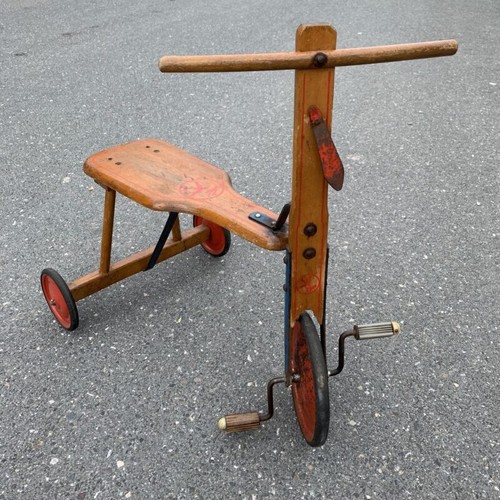 Dreirad thiri holz antik - dreirad,