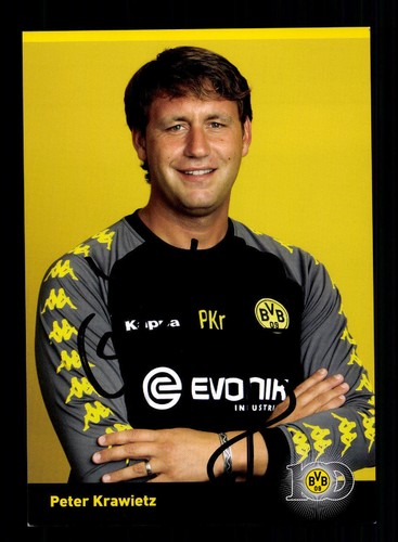 Peter krawietz autogrammkarte - peter,