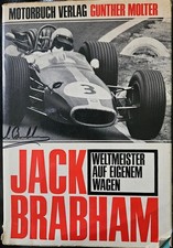 Jack Brabham 3x Formel 1 Weltmeister  original signiertes Buch - Weltmeister auf