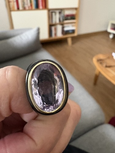 Ring schwarzer achat - ring,