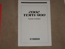 Yamaha TDM 900 Handbuch Technikanleitung Wartungshandbuch Werkstatt Bj. 2002