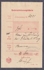 Posteinlieferungsschein