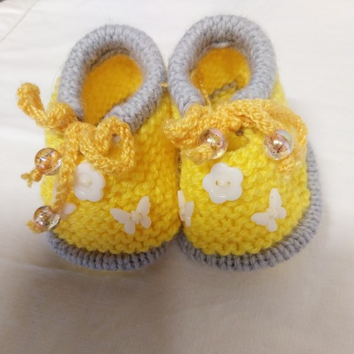 Babyschuhe gestrickt - babyschuhe,,