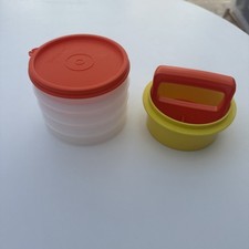 TUPPERWARE Aufbewahrungsdose Hamburger-Maker Former Presse Burger