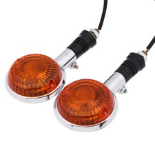 Paar Motor Blinker Bernstein Licht Für Yamaha Virago XV1100 XV 750 VIRAGO 86-98