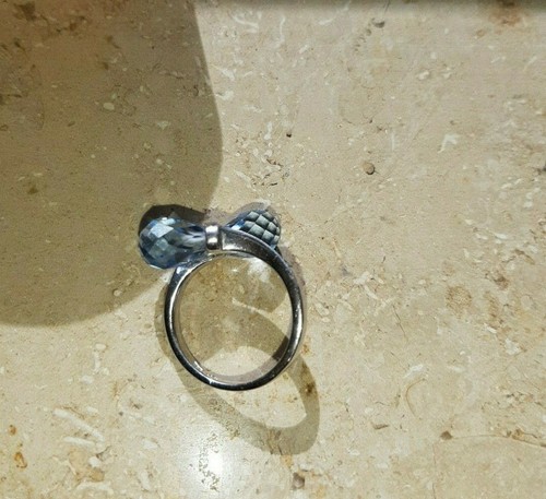 Edel modern blautopas ring - modern,