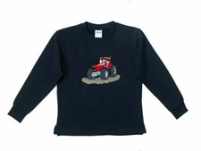 Zintgraf Junge Sweatshirt Stickerei ROTER TRAKTOR