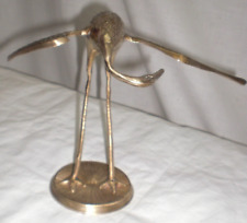 Figur Meßing Kranich Reiher