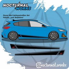 Seitenstreifen ST für Ford Focus Mk4 Folie Tuning Aufkleber 