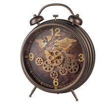 Tischuhr, Standuhr WELTKARTE