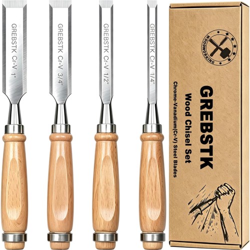 Holzstechbeitel set teilig - set, 4-teilig