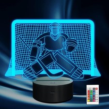 Eishockey Nachtlicht 3D Lampe