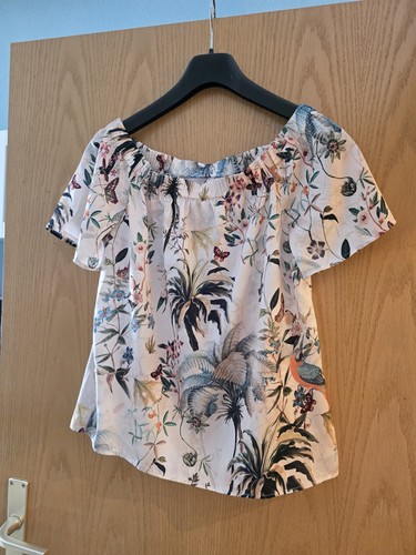 Shirt bluse satin neu - h&m,