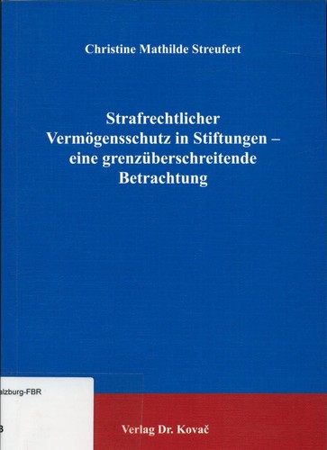 Strafrechtlicher