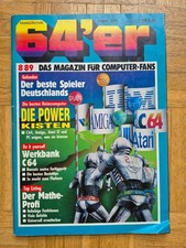 ✅ 64´er Commodore Magazin 8/89 ⭐ die besten Heimcomputer ⭐ Commodore C64 ⚡️