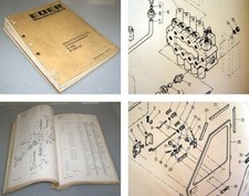 Eder R825 R825LC Hydraulikbagger Ersatzteilkatalog Spare parts List 1981