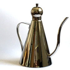 KitchenCraft Essig oder Öl Edelstahl große Flasche Spender 1L