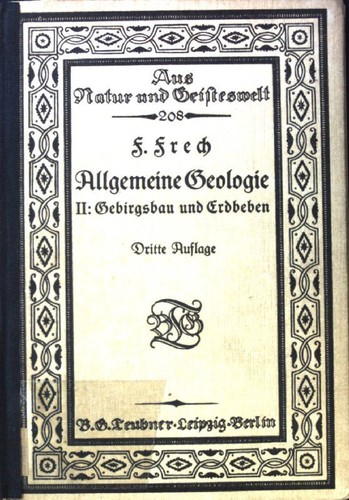 Allgemeine geologie - allgemeine,